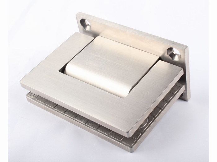 M611 hydraulic glass door hinge satin